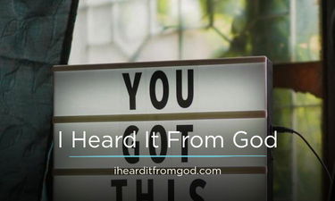 iHeardItFromGod.com - Creative brandable domain for sale